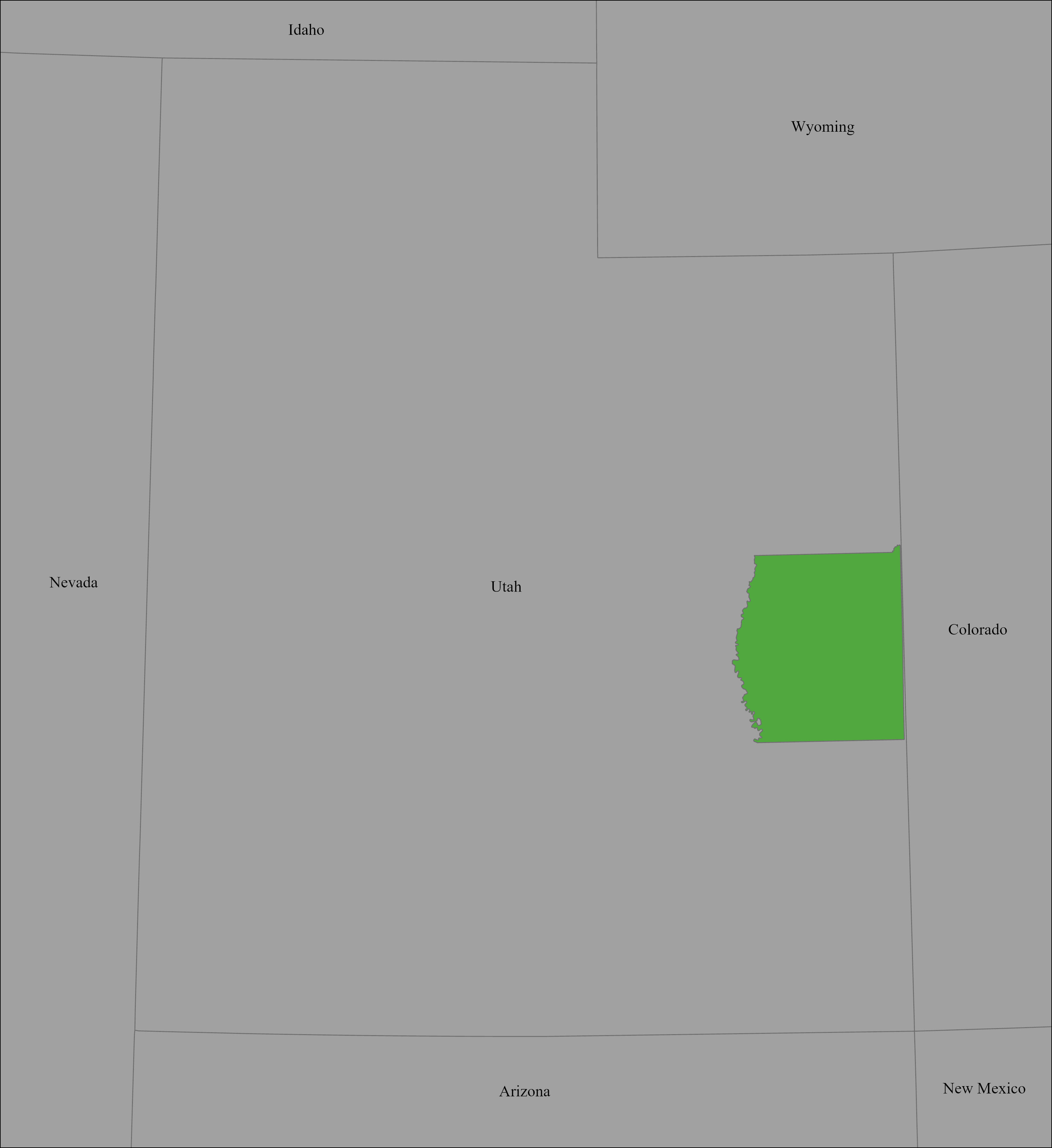 Elk Mountain Mission Map 1855